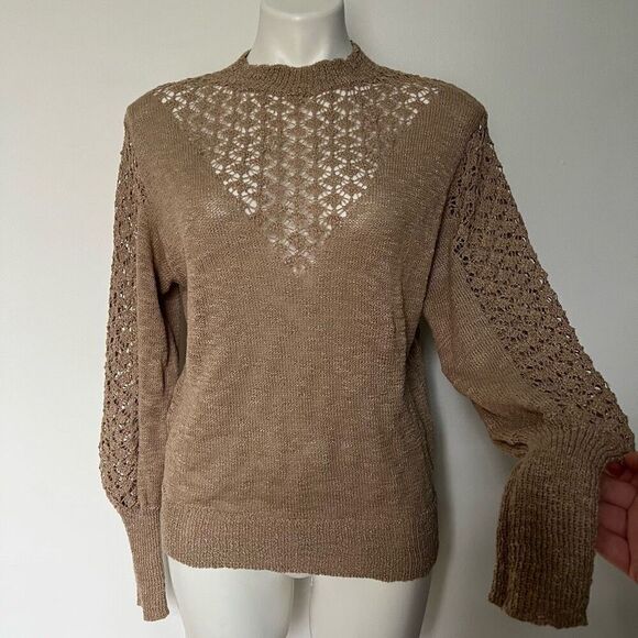 Mock Neck Cutout Knit Sweater - Picture 7 of 7